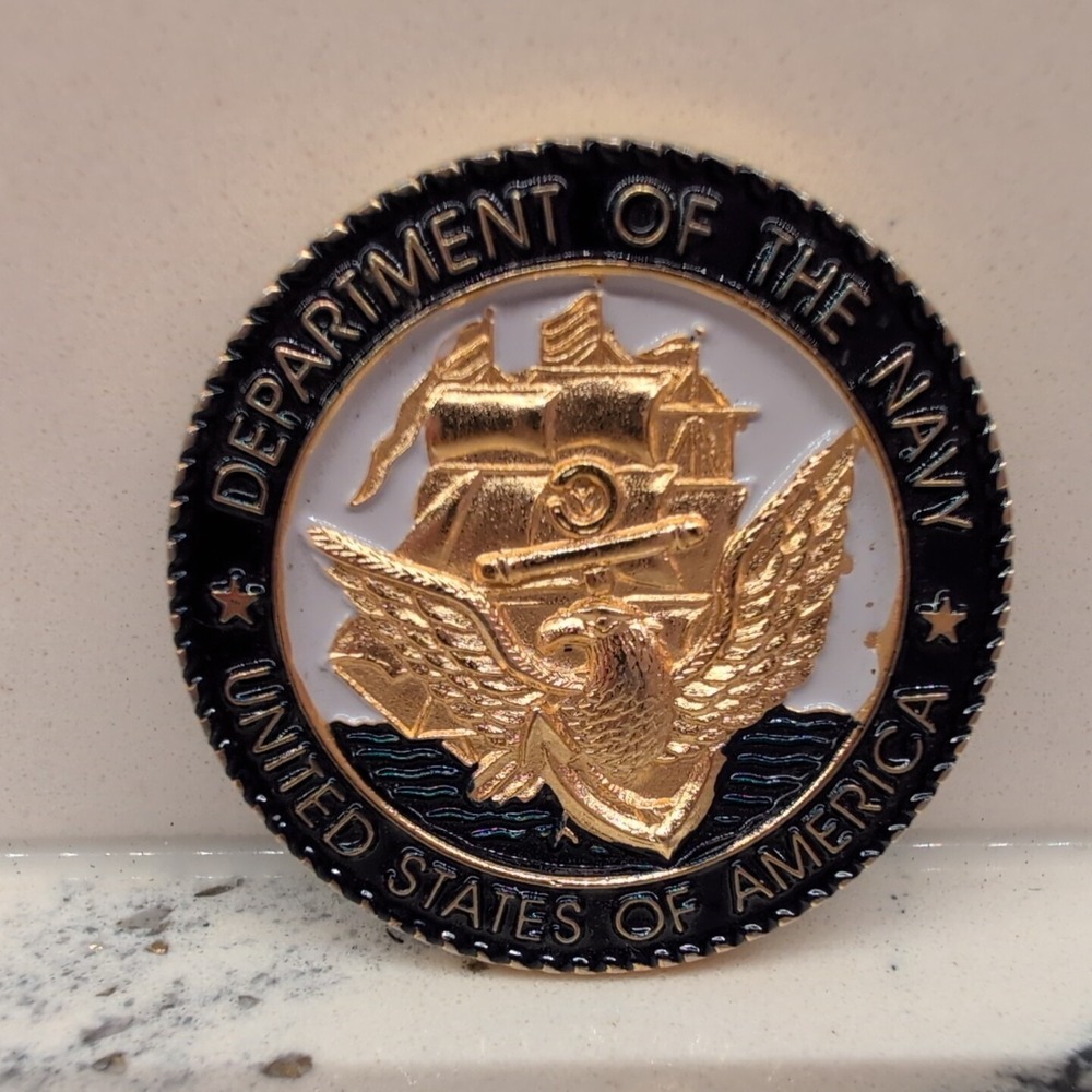 Navy Information Operations Command Sugar Grove Netwarcom Challenge Coin - Picture 2 of 5